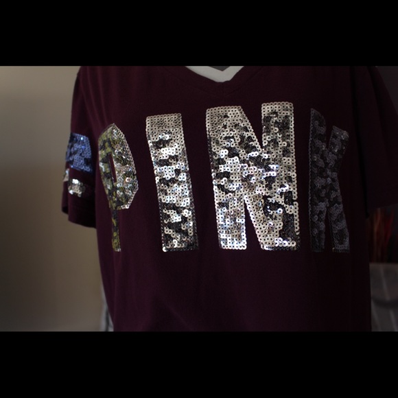 Sequin PINK T-Shirt SOLD!! - Picture 3 of 6